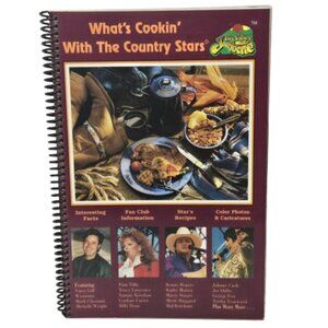 Vintage 1994 Cookbook Big Valley Jamboree What's Cooking with the Country Stars